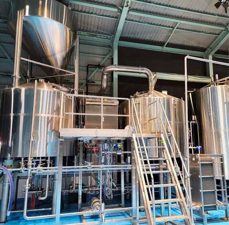 4000L brewery system,4000L fermenter,2-Vessel brewhouse,Steam brewing system,Japan brewery